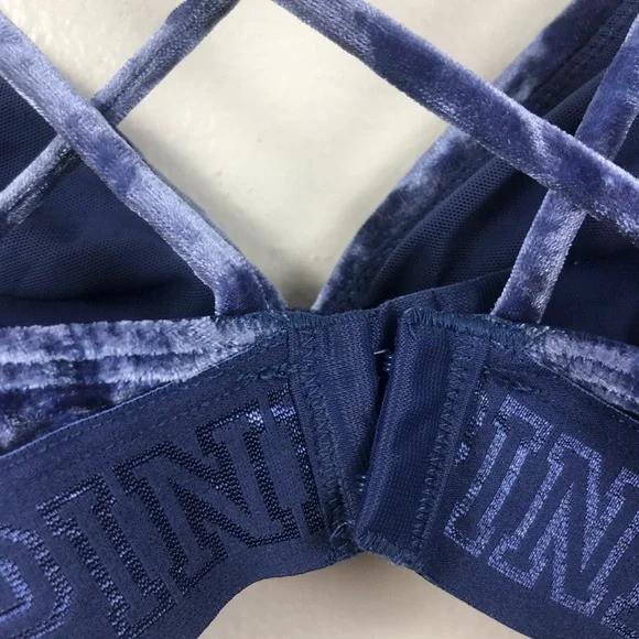 Victoria’s Secret Pink Crushed Velvet Bralette - Picture 5 of 6